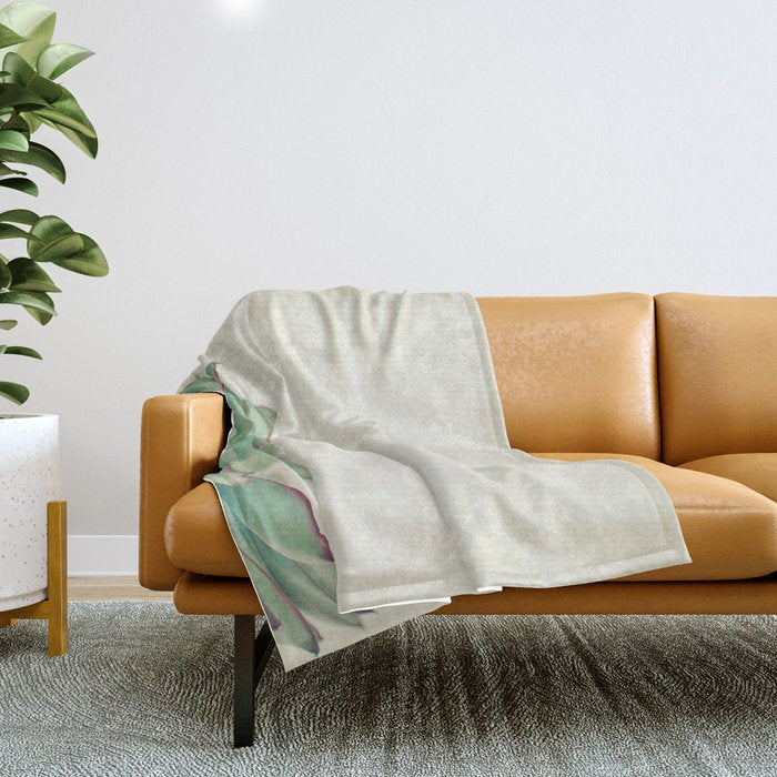 Echeveria Throw Blanket Gallery Image 1