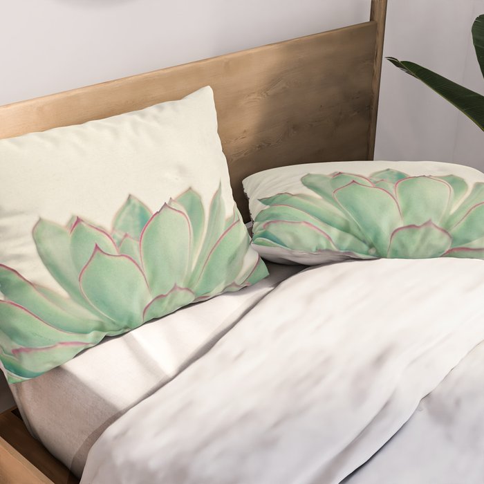 Echeveria Pillow Sham Gallery Image 2