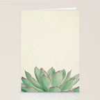 Echeveria Stationery Card Gallery Image 2