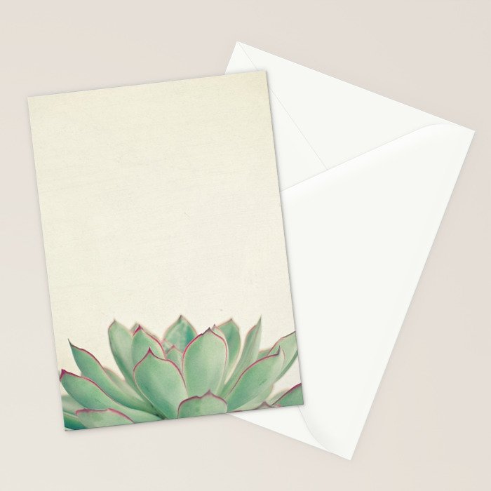 Echeveria Stationery Card Gallery Image 2