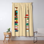 Owl Reading Rainbow Window Curtain Gallery Image 5