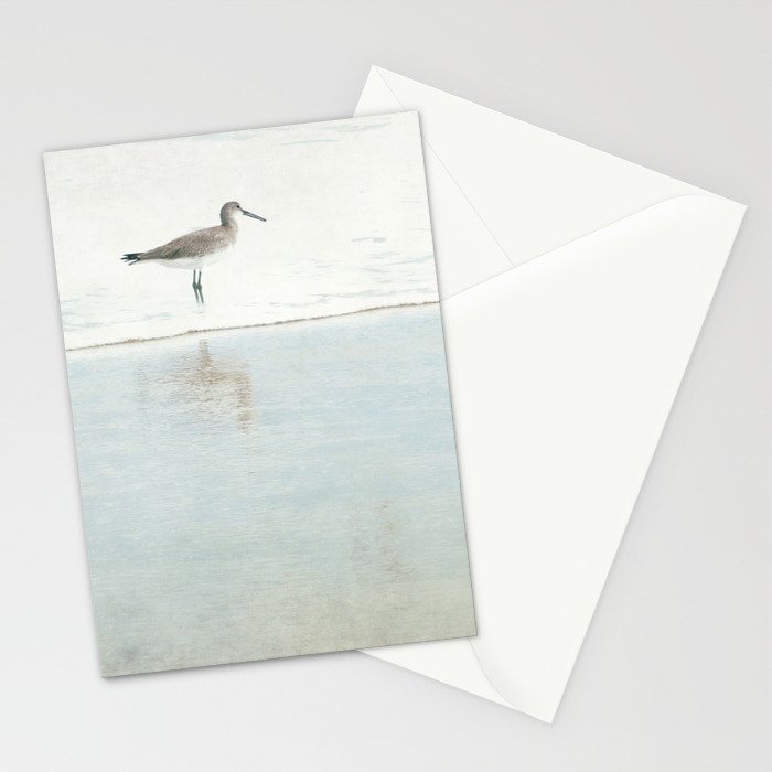 Reflecting Sandpiper Stationery Card Gallery Image 2