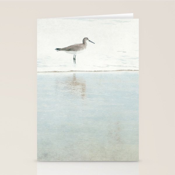 Reflecting Sandpiper Stationery Card Gallery Image 2