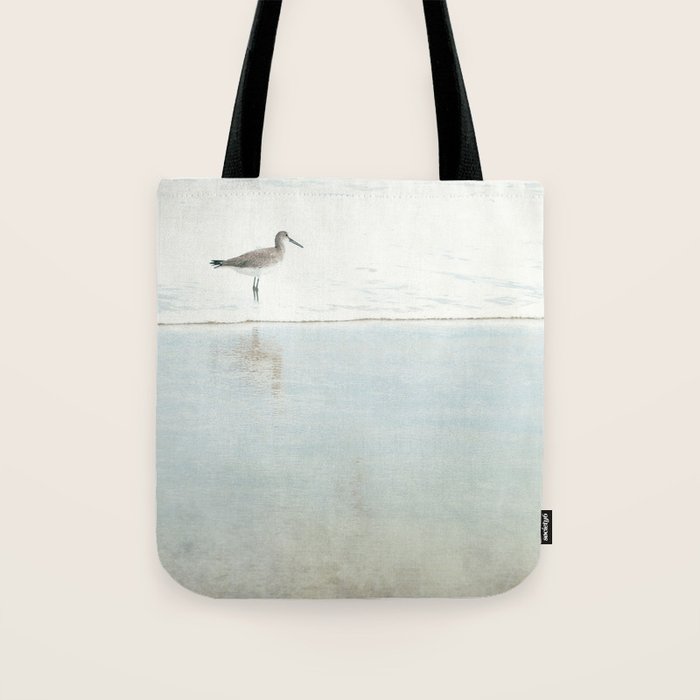 Reflecting Sandpiper Tote Bag Gallery Image 1