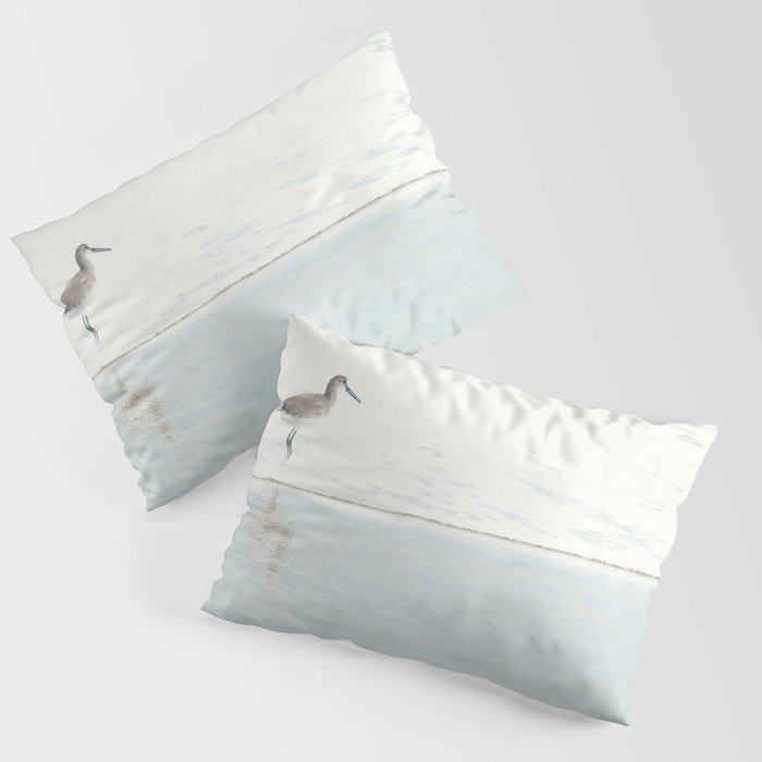 Reflecting Sandpiper Pillow Sham Gallery Image 1