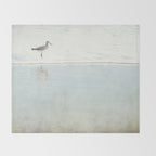 Reflecting Sandpiper Throw Blanket Gallery Image 2