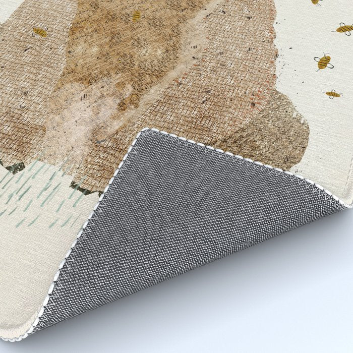 bear grizzly  Rug Gallery Image 4