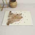 bear grizzly  Rug Gallery Image 1