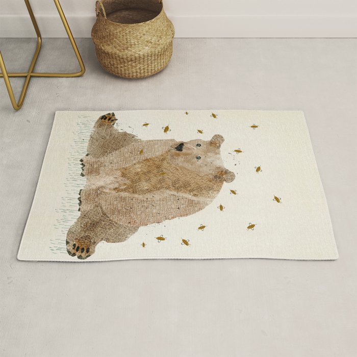 bear grizzly  Rug Gallery Image 1