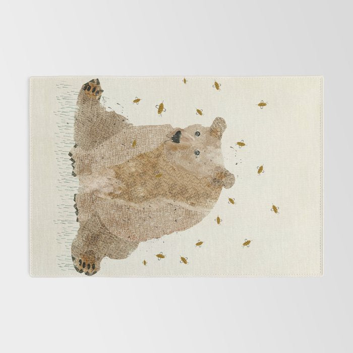 bear grizzly  Rug Gallery Image 2
