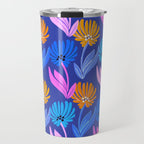 Rainbow Wildflower Floral Pattern Travel Mug Gallery Image 1