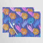 Rainbow Wildflower Floral Pattern Placemat Gallery Image 1