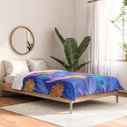 Rainbow Wildflower Floral Pattern Comforter Gallery Image 2