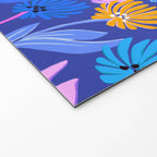 Rainbow Wildflower Floral Pattern Welcome Mat Gallery Image 2