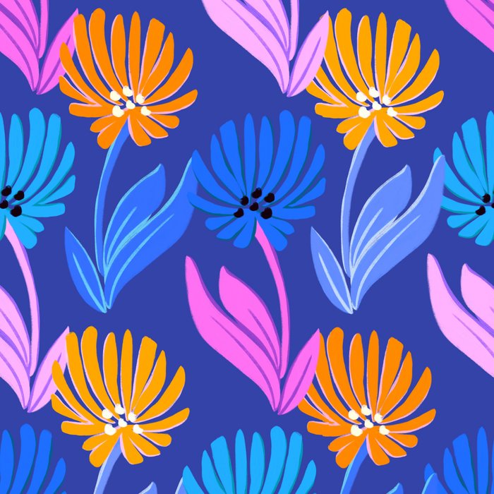 Rainbow Wildflower Floral Pattern Coffee Mug Gallery Image 2