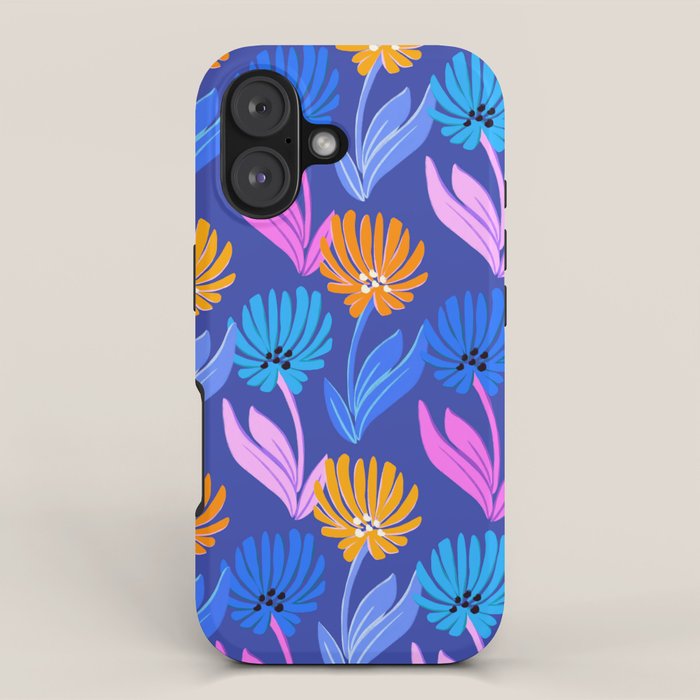 Rainbow Wildflower Floral Pattern iPhone Case Gallery Image 1