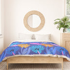 Rainbow Wildflower Floral Pattern Duvet Cover Gallery Image 3