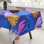 Rainbow Wildflower Floral Pattern Tablecloth Gallery Image 3