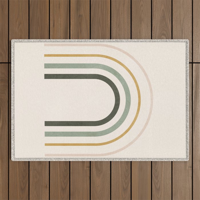 Minimal Geometric 50 Outdoor Rug Gallery Image 1