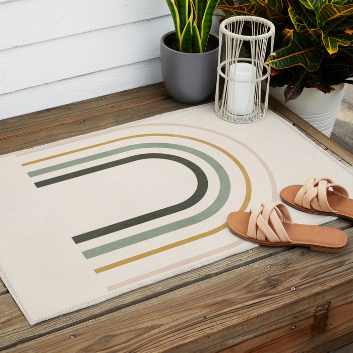 Minimal Geometric 50 Outdoor Rug Gallery Image 2