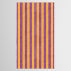 STRIPES - 005 - purple and orange Tablecloth Gallery Image 2