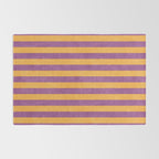 STRIPES - 005 - purple and orange Rug Gallery Image 2