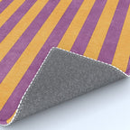 STRIPES - 005 - purple and orange Rug Gallery Image 4