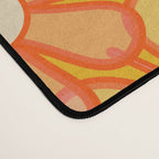 Yellow Retro Garden Flowers Vintage 60s 70s Aesthetic Floral Pattern Desk Mat Gallery Image 4