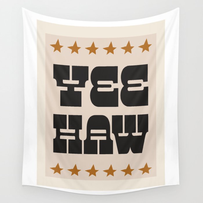 YEE HAW Wall Tapestry Gallery Image 4