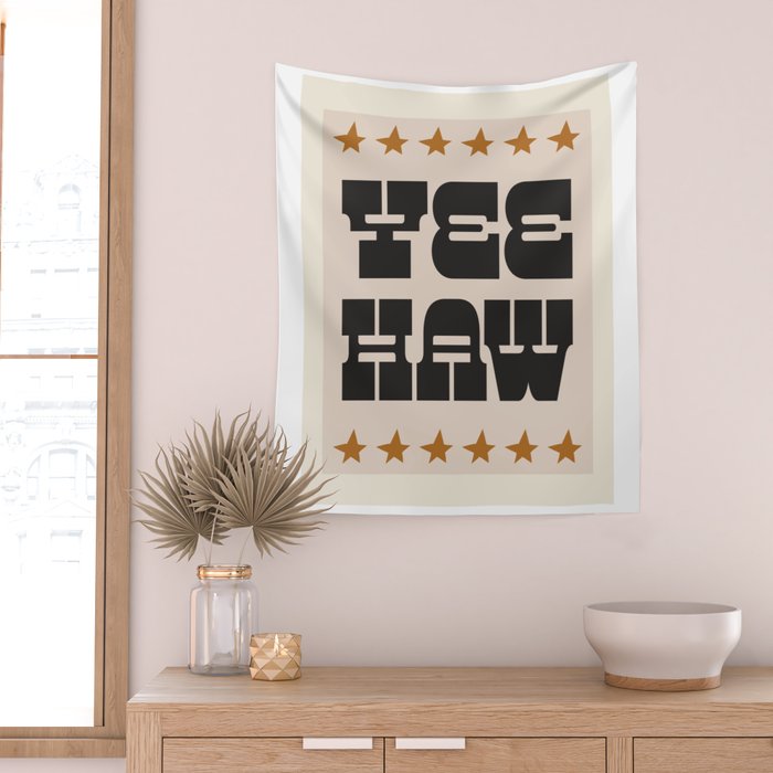 YEE HAW Wall Tapestry Gallery Image 2
