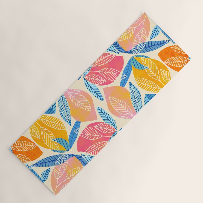 Pop Mangoes Tropical Fruit Series Yoga Mat Gallery Image 1