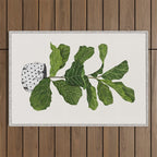 Fiddle leaf fig Tree Outdoor Rug Gallery Image 1