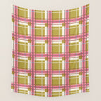 Bold Checked Design Wall Tapestry Gallery Image 4