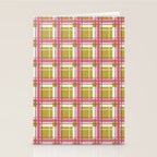 Bold Checked Design Stationery Card Gallery Image 2