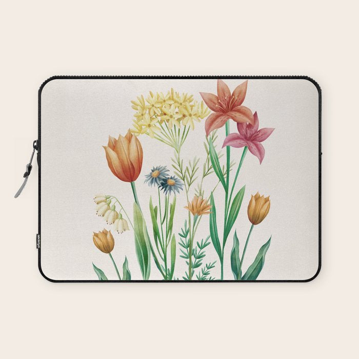 Vibrant Flowers 03 Laptop Sleeve Gallery Image 1
