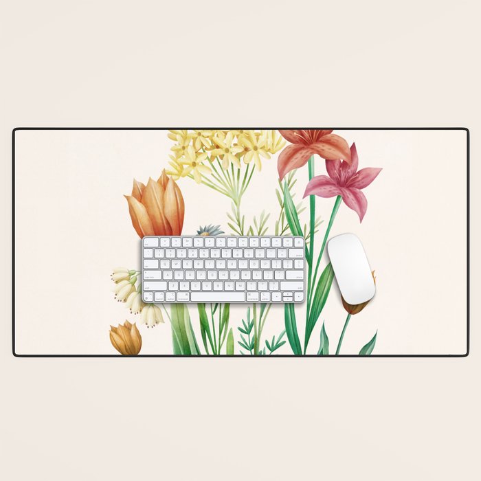 Vibrant Flowers 03 Desk Mat Gallery Image 1