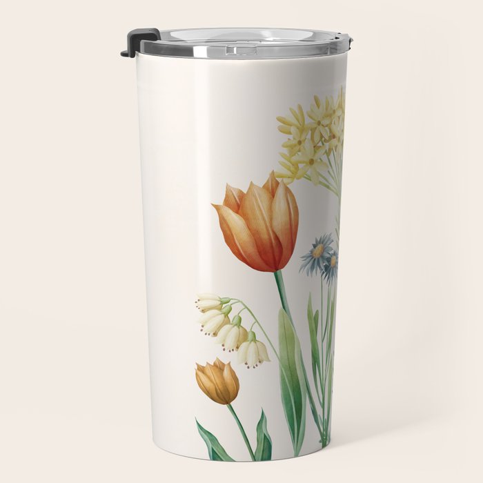 Vibrant Flowers 03 Travel Mug Gallery Image 3
