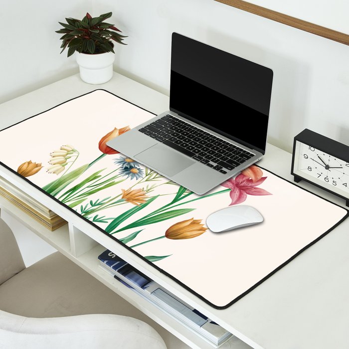 Vibrant Flowers 03 Desk Mat Gallery Image 2