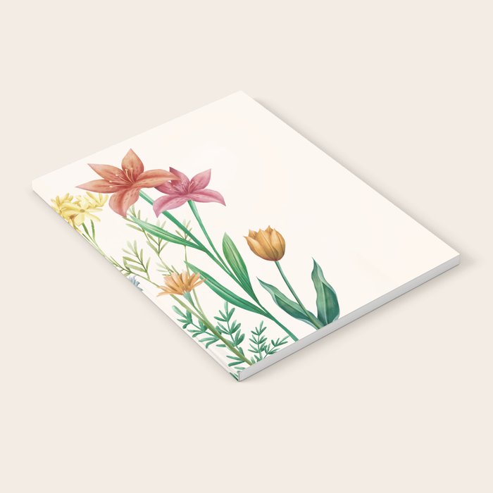 Vibrant Flowers 03 Notebook Gallery Image 2