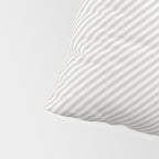 Angular Stripes - White and Grey Pillow Sham Gallery Image 4