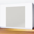 Angular Stripes - White and Grey Wall Mural Gallery Image 2