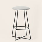 Angular Stripes - White and Grey Stool Gallery Image 1