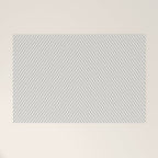 Angular Stripes - White and Grey Welcome Mat Gallery Image 1