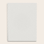 Angular Stripes - White and Grey Notebook Gallery Image 4