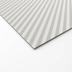 Angular Stripes - White and Grey Welcome Mat Gallery Image 2