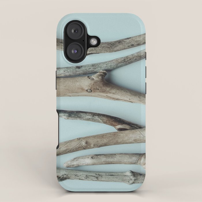 Beach Driftwood x Minimalist still life photograph iPhone Case Gallery Image 1
