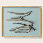 Beach Driftwood x Minimalist still life photograph Serving Tray Gallery Image 1