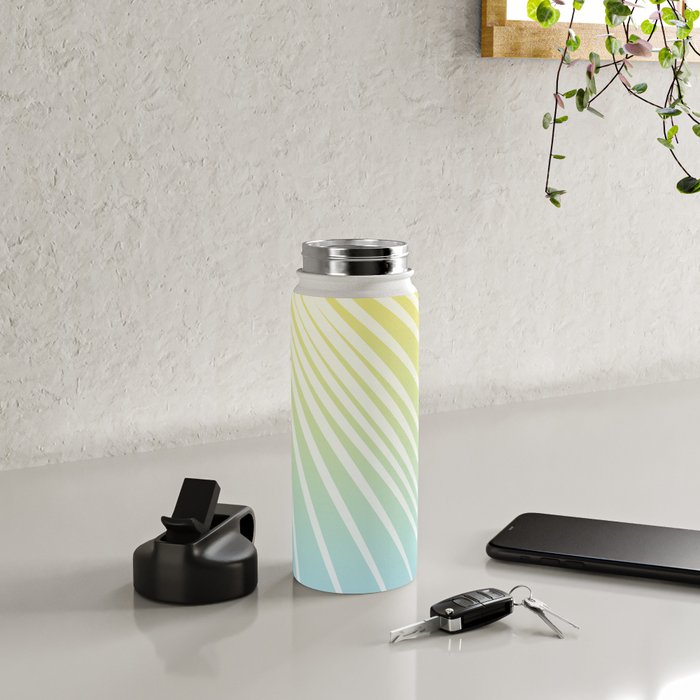 Pastel Palm 03 Water Bottle Gallery Image 4