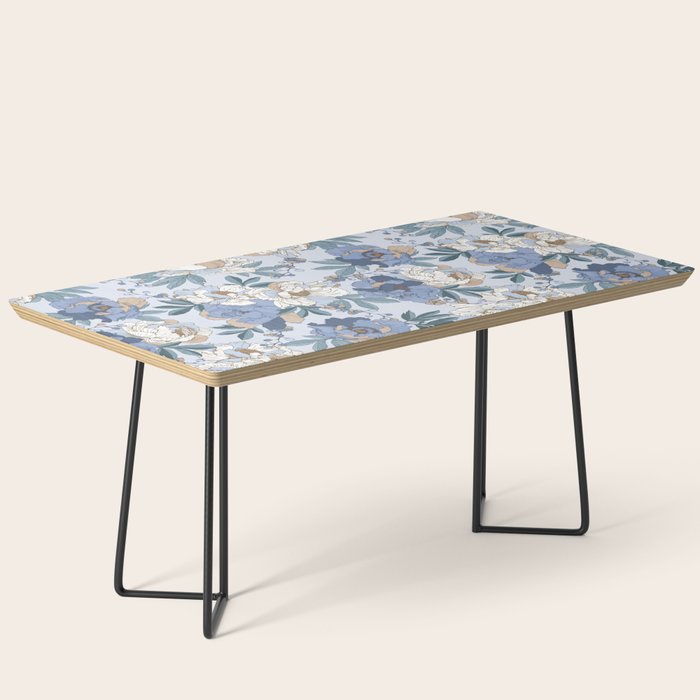  lush blue peonies  Coffee Table Gallery Image 1