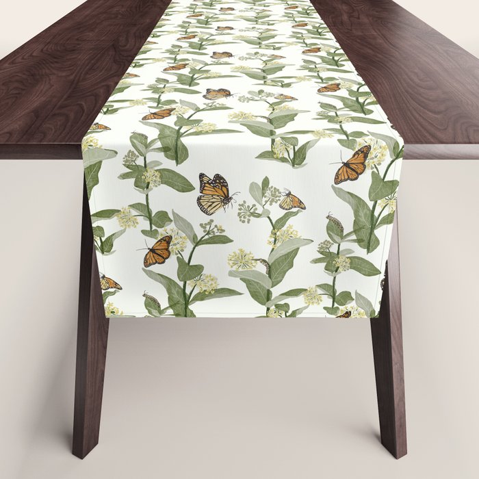 Monarch's Milkweeds Table Runner Gallery Image 1